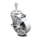 Service Caster Semi Steel Swivel TS Caster w/Roller Bearing - 4" Wheel & 3/8" Stem w/Brake SCC-TS20S415-SSR-TLB-381615 - alternate 2